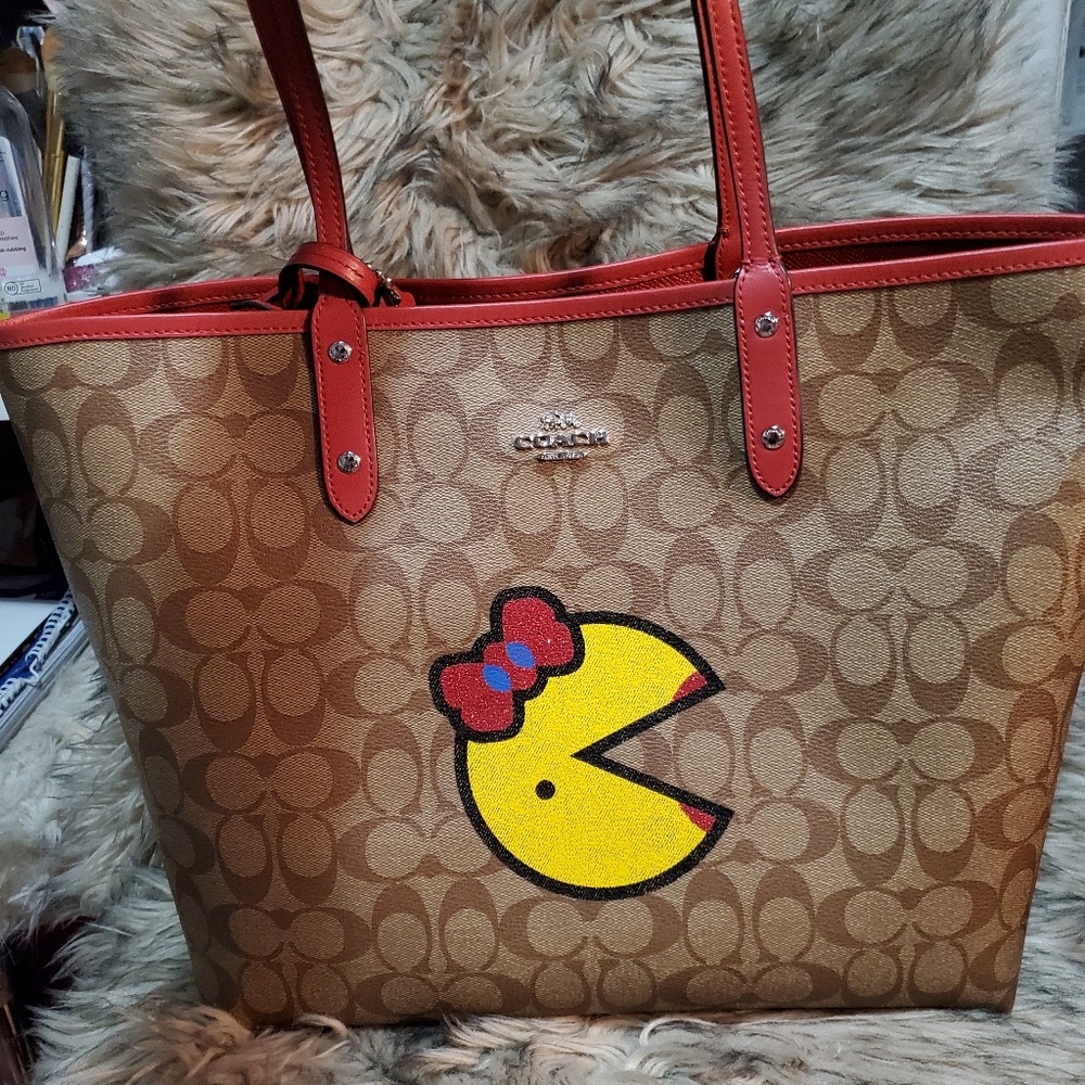 Pacman X Coach Purse Authentic